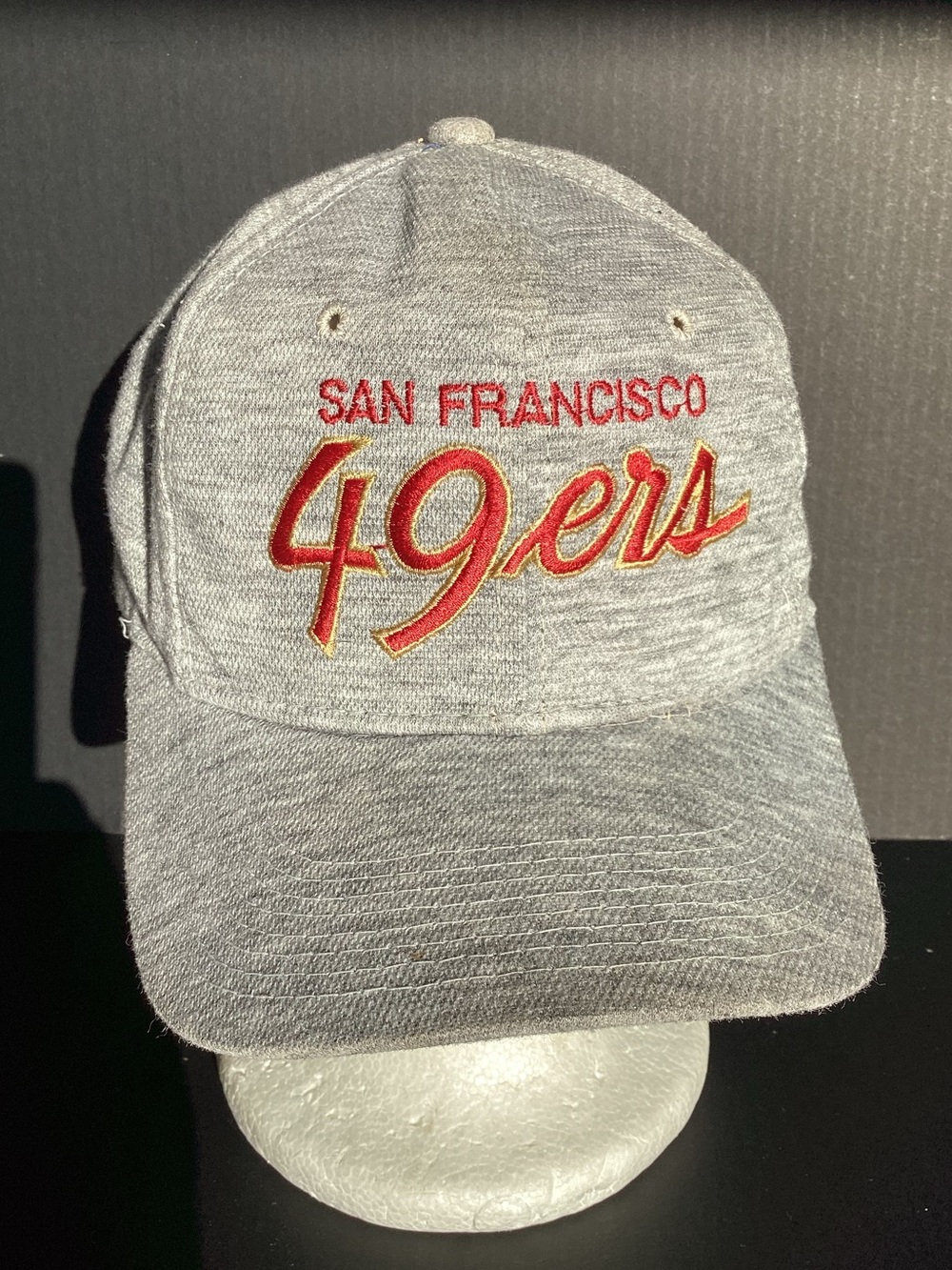 Vintage Pro sports specialties San Francisco 49ers heather script SnapBack Hat